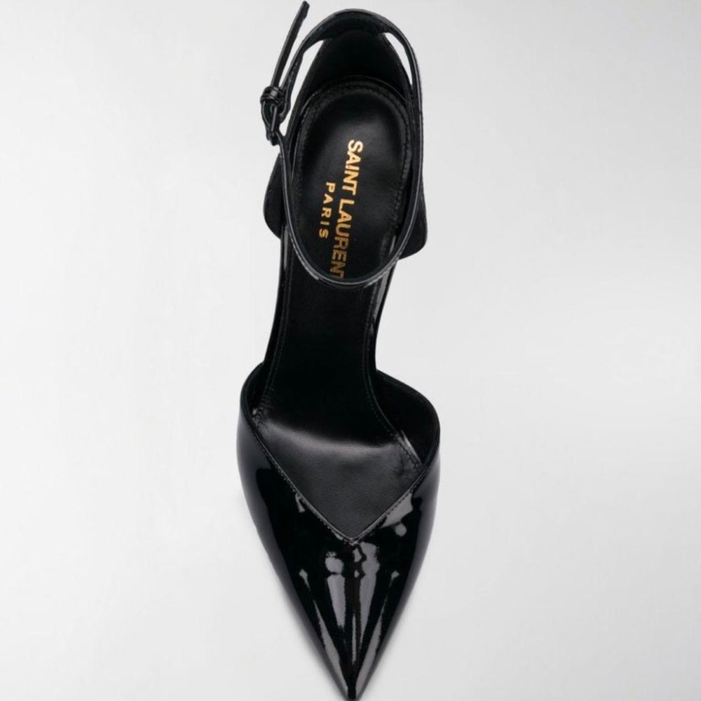 Saint Laurent Women's Black Stiletto Heels - Picture 2 of 13